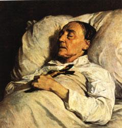 Henri Regnault Mme. Mazois ( The Artist s Great-Aunt on Her Deathbed ) oil painting picture
